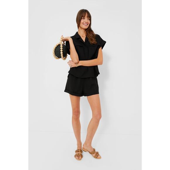 TUCKERNUCK Black Scottie Shirt Size M NWT Retail $128 Tuckernuck - Picture 4 of 7